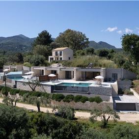 3 bedroom villa with pool & sea view, near Acharavi, sleeps 6